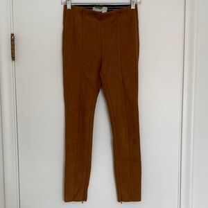Anthropologie Faux Seude Leggings